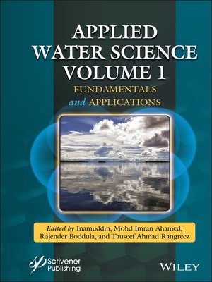cover image of Applied Water Science, Volume 1